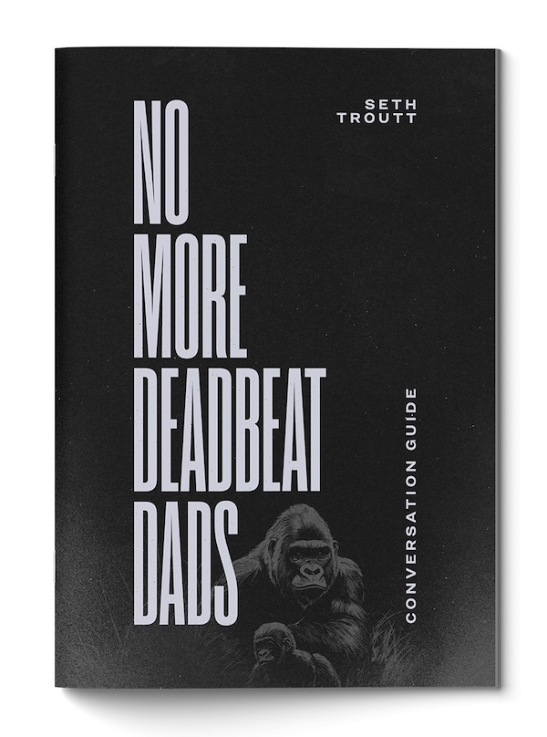 No More Deadbeat Dads Conversation Starters, Seth Trout, Mockup